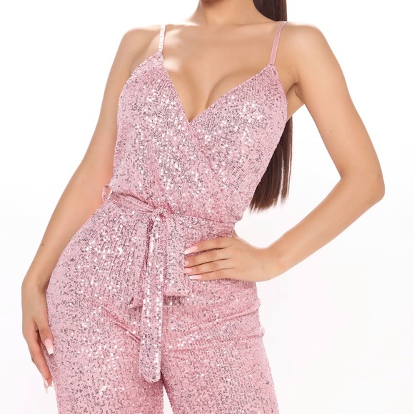Can't hide the shine- sequin jumpsuit - Picture 3 of 4